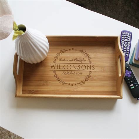 custom wood serving trays